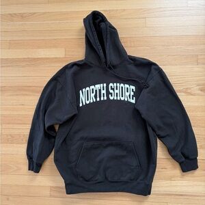 Brandy Melville Black North Shore Hoodie